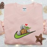 Baby Yoda Heart x Nike Swoosh Shirt & Star Wars Hoodie: Perfect Family Gifts