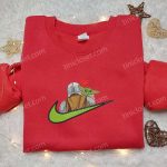 Baby Yoda Heart x Nike Swoosh Shirt & Star Wars Hoodie: Perfect Family Gifts