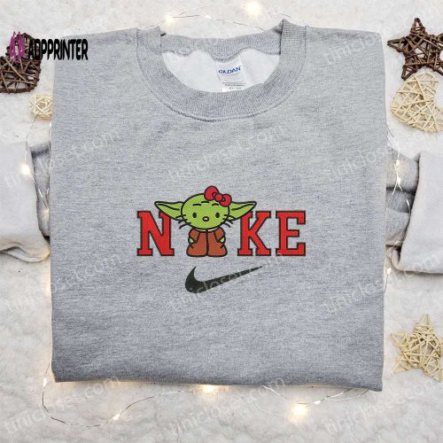 Winnie the Pooh x Nike Christmas Light Sweatshirt: Cartoon Embroidered Shirt Best Gift Ideas