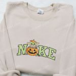 Baby Yoda Pumpkin x Nike Embroidered Sweatshirt: Spooktacular Halloween Gift!