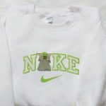 Baby Yoda x Nike Embroidered Shirt – Star Wars Cartoon Design Shop Now