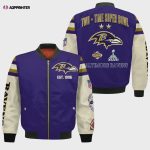 Baltimore Ravens 2X Champions Design Bomber Jacket SFAT V3