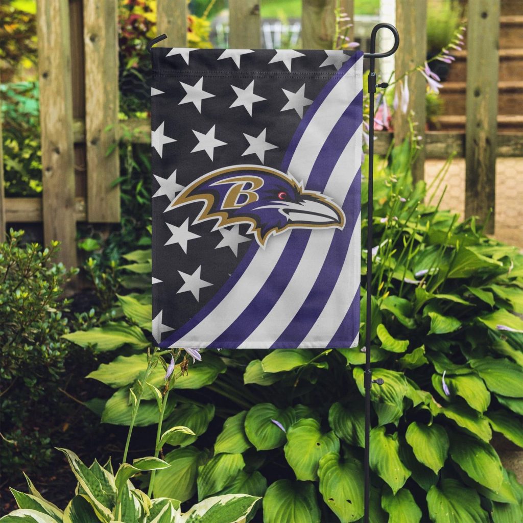 Baltimore Ravens Americana Garden Flag – House Flag Home Decor Gift – House Flag Home Decor Gift