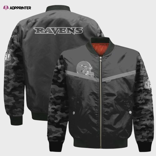 Baltimore Ravens 2X Champions Design Bomber Jacket SFAT V3