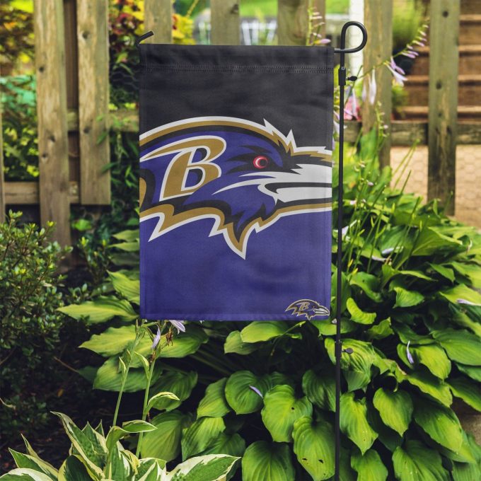 Baltimore Ravens Colorblock Helmet Garden Flag – House Flag Home Decor Gift – House Flag Home Decor Gift