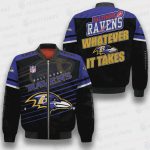 Baltimore Ravens National Football League 3D Bomber Jacket SH1