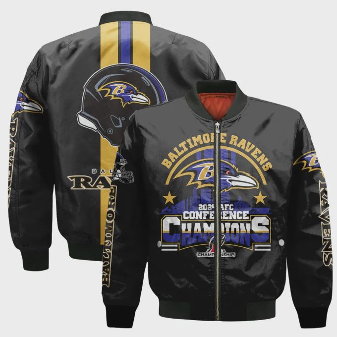 Baltimore Ravens National Football League Bomber Jacket STM V1