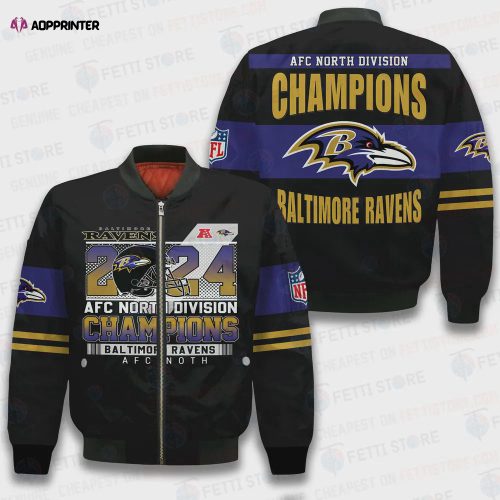 Baltimore Ravens NFL 2023 Starter Thursday Night Gridiron Raglan Unisex Bomber Jacket V6