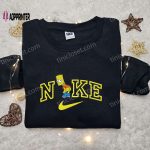 Bart Simpson x Nike Cartoon Embroidered Tshirt: Best Nike Inspired Birthday Gift