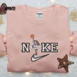 Basketball Bugs Bunny x Nike Embroidered Shirt – Custom Cartoon Tee