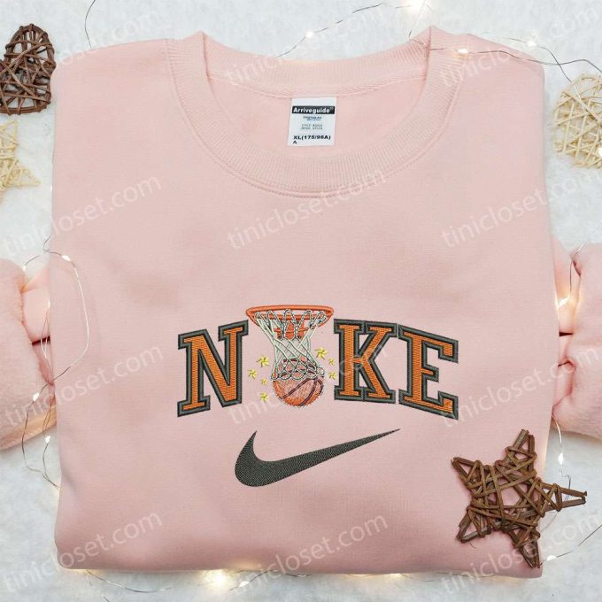 Nike Embroidered Basketball Sweatshirt & NBA Shirt: Sport Inspired Apparel by Nike