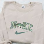 Bass Fish x Nike Embroidered Sweatshirt: Animal & Nike Inspired Shirt