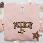 Nike Inspired Bear Cartoon Embroidered Tshirt – Best Birthday Gift Idea