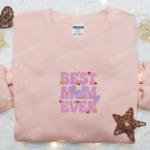 Best Mom Ever Minnie Mouse Shirt & Hoodie: Perfect Mother’s Day Gift