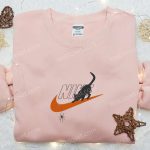 Black Cat x Nike Embroidered Hoodie & Shirt: Best Halloween Gift Ideas