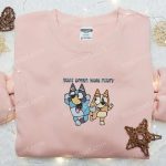 Bluey And Bingo Busy Mom Stuff Embroidered Shirt & Hoodie: Perfect Mother s Day Gift