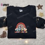 Bluey and Bingo Easter Rainbow Shirt & Cartoon Hoodie – Perfect Thanksgiving Day Gift Idea