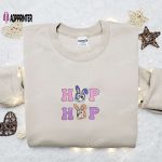 Bluey & Bingo Hop Hop Shirt Thanksgiving Hoodie Best Holiday Gift Idea