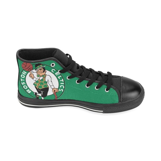 Boston Celtics High Top Sneakers Canvas Shoes For Fans