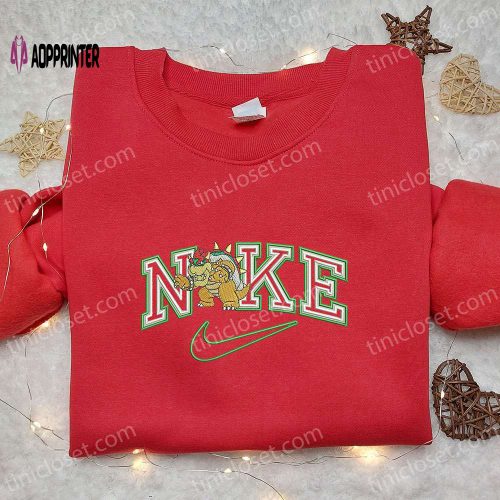 Baby Yoda x Nike Movie Embroidered Shirt – Best Gift for Family Nike Inspired