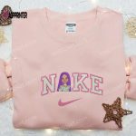 Bratz Doll Purple Hair x Nike Embroidered Sweatshirt: Cartoon Hoodie Perfect Family Gifts