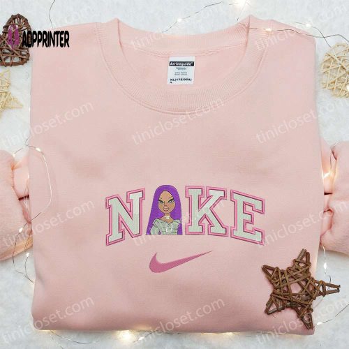 Nike x Dino Green Embroidered Sweatshirt Custom Hoodie & Cute T-Shirt: Stylish Nike Embroidery