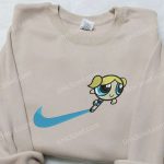 Bubbles x Nike Swoosh Embroidered Shirt: Powerpuff Girls & Nike Inspired Apparel