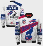 Buffalo Bills AFC Conference Champions White Bomber Jacket