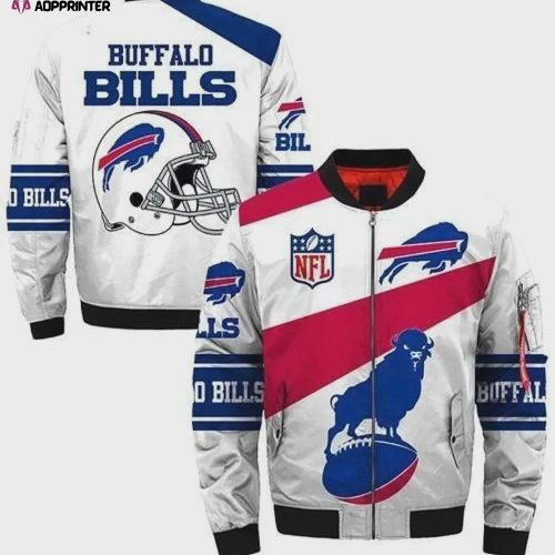 Buffalo Bills Logo NFL 2024 Unisex Bomber Jacket V8