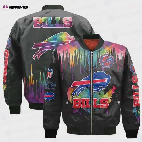 Baltimore Ravens Traditional Football Pattern Bomber Jacket