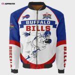 Buffalo Bills Super Bowl LVI Champions Running Man Bomber Jacket