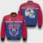 Buffalo Bills Traditional Football Pattern Bomber Jacket