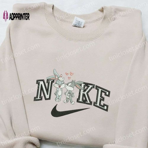 Swoosh Nike Embroidered Shirt Sweatshirt & Hoodie – Customized Athleisure Apparel