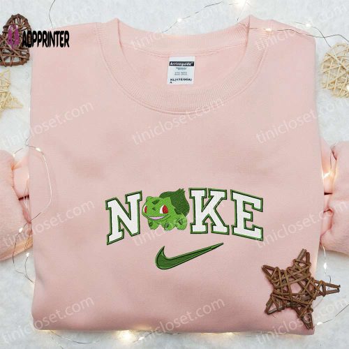 Personalized Nike Shirt: Embroidered Nike Inspired Sweatshirt Perfect Family Gifts