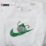 Custom Bulbasaur x Nike Embroidered Shirt – Pokemon Inspired Nike Tee