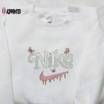 Nike Inspired Butterfly Embroidered Sweatshirt – Perfect Birthday Gift Idea