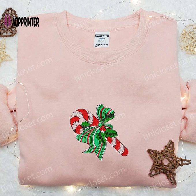 Candy Cane Mistletoe Shirt & Christmas Hoodie: Best Family Gifts