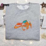 Charizard x Nike Anime Embroidered Hoodie & Pokemon Shirt – Best Family Gift Ideas