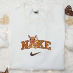 Charmander Xmas x Nike Embroidered Sweatshirt: Cartoon Shirt Best Christmas Gift Ideas