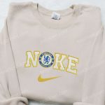 Chelsea x Nike Embroidered Sweatshirt: Football Club & Nike Inspired Shirt