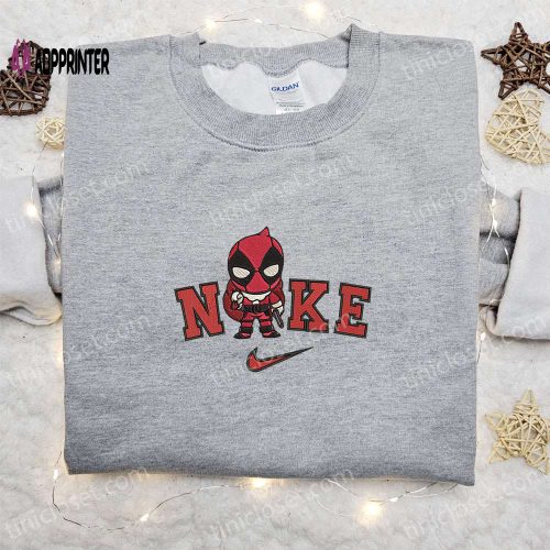 Candy Cane Gift x Nike Christmas Embroidered Sweatshirt – Best Christmas Gift Ideas