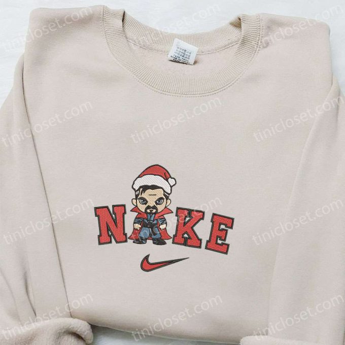 Chibi Doctor Strange x Nike Christmas Embroidered Sweatshirt – Best Gift Idea for Christmas