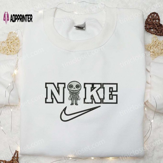 Chibi Jack x Nike Embroidered Hoodie & Shirt: Best Halloween Gift Ideas