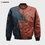 Chicago Bears Bomber Jacket 3D Printed Abstract Pattern Sport