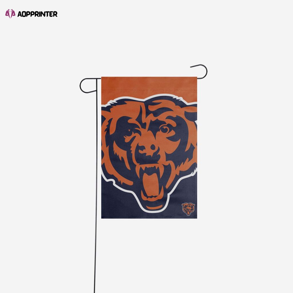 Chicago Bears Colorblock Helmet Garden Flag – House Flag Home Decor Gift – House Flag Home Decor Gift