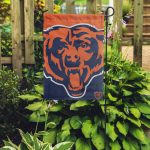 Chicago Bears Colorblock Helmet Garden Flag – House Flag Home Decor Gift – House Flag Home Decor Gift