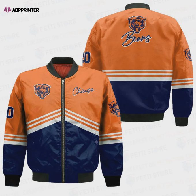 Chicago Bears – National Football League AOP Bomber Jacket V4