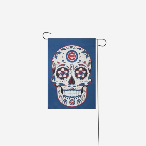 Chicago Cubs Day of the Dead Garden Flag – House Flag Home Decor Gift – House Flag Home Decor Gift