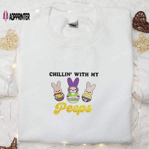 Chillin With My Peeps: Disney Princesses Shirt & Hoodie – Thanksgiving Day Gift Ideas