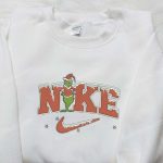 Christmas Grinch x Nike Embroidered Shirt – Best Family Christmas Gift